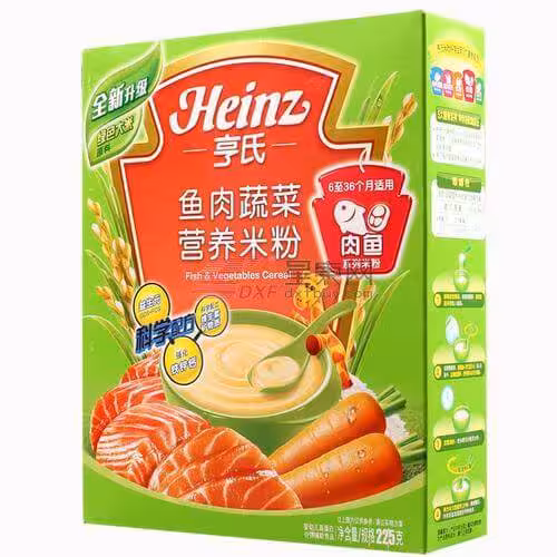 『米粉(鱼肉蔬菜,亨氏)』营养价值 | 每100g营养成分表