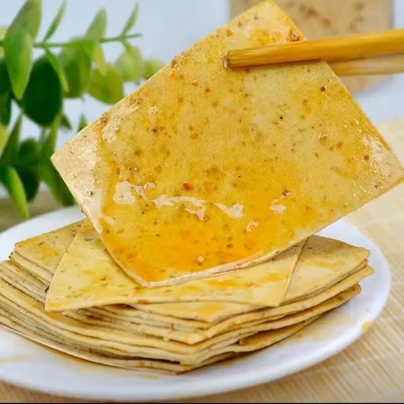『豆腐皮』营养价值 | 每100g营养成分表 豆腐皮