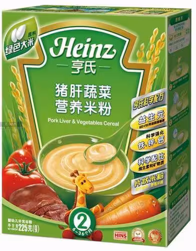 米粉(猪肝蔬菜，亨氏)