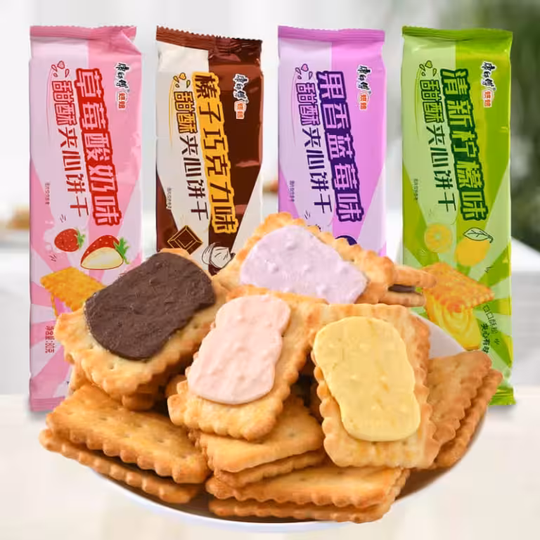 『饼干(甜酥夹心)』营养价值 | 每100g营养成分表