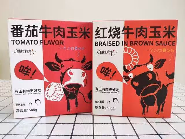 玉米红烧牛肉味方便面面饼