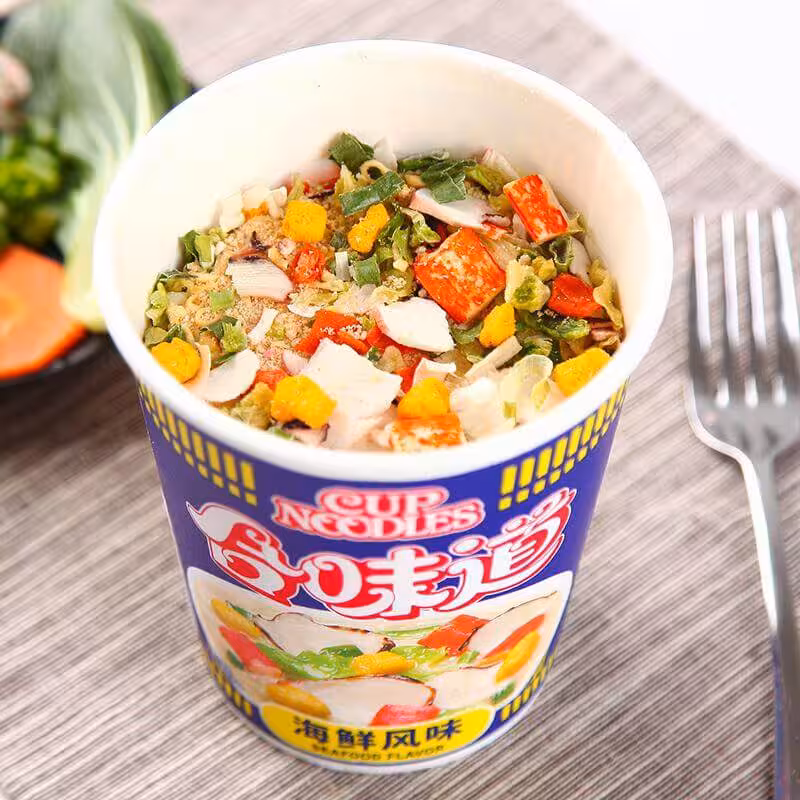 『海鲜味方便面(含调味料)』营养价值 | 每100g营养成分表 海鲜味方便面(含调味料)
