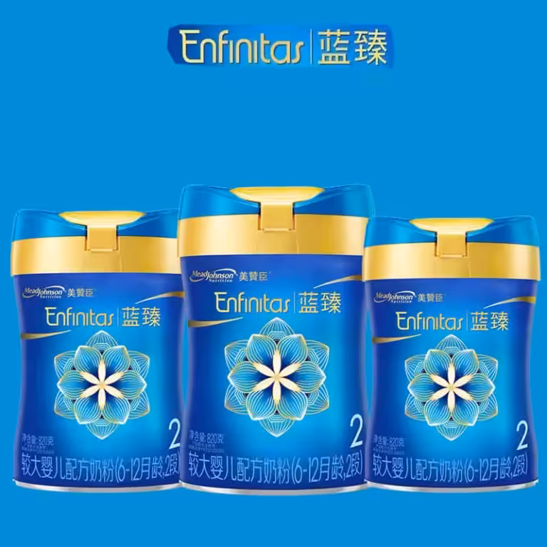『较大婴儿配方奶粉(爱力大2,美赞臣)』营养价值 | 每100g营养成分表