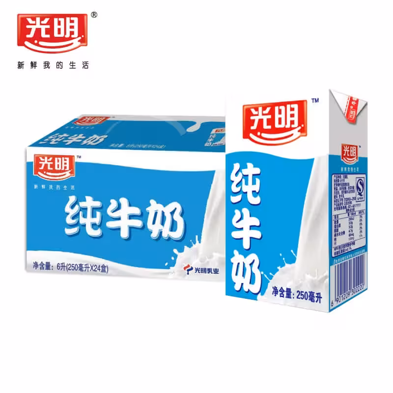 『牛乳(光明牌)』营养价值 | 热量 | 每100g营养成分表 牛乳(光明牌)