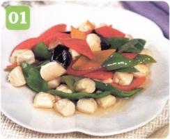 小炒 | 干贝甜椒