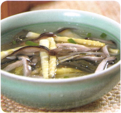 香菇莼菜汤