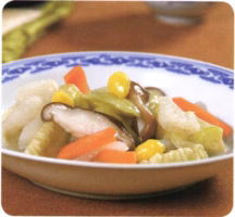 小炒 | 丝瓜扒竹荪