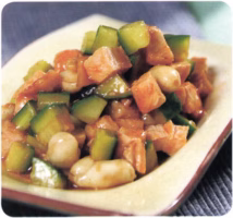 小炒 | 黄瓜花生肉丁