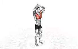 肘外胸部拉伸(Elbow Out Chest Stretch)正确姿势 肘外胸部拉伸
