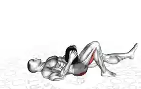 单腿负重臀桥(Single Leg Weighted Glute Bridge)正确姿势 单腿负重臀桥
