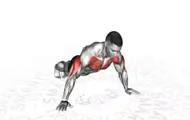 宽距俯卧撑(Wide Hand Push-Up)正确姿势 宽距俯卧撑