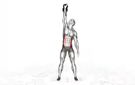 壶铃风车式(Kettlebell Windmill)正确姿势 壶铃风车式