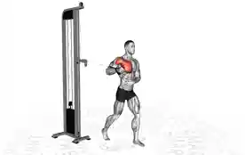 站立式环绕推举(Standing Press Around)正确姿势 站立式环绕推举