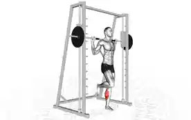 单腿史密斯机提踵（Single Leg Smith Calf Raise）正确姿势