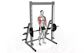 史密斯机直立划船(Smith Machine Upright Row)正确姿势 史密斯机直立划船