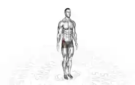 站立髋外展(Standing Hip Abduction)正确姿势 站立髋外展