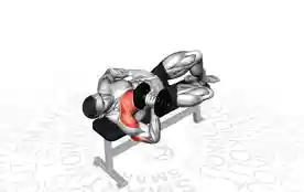 单臂哑铃卧推(One-Arm Dumbbell Bench Press)正确姿势 单臂哑铃卧推
