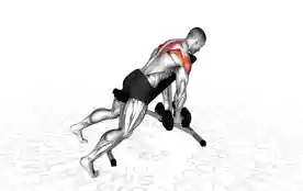 哑铃上斜后侧平举(Dumbbell Incline Rear Lateral T Raise)正确姿势 哑铃上斜后侧平举