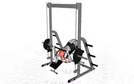 史密斯机下斜卧推(Decline Smith Bench Press)正确姿势 史密斯机下斜卧推