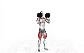 哑铃推举（Dumbbell Push Press）正确姿势